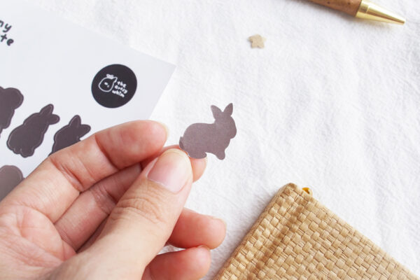 Bunny Palette Sticker Sheet (Brown) - Image 2