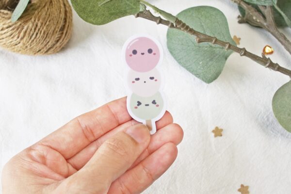 Cute Dango Vinyl Sticker - Image 2