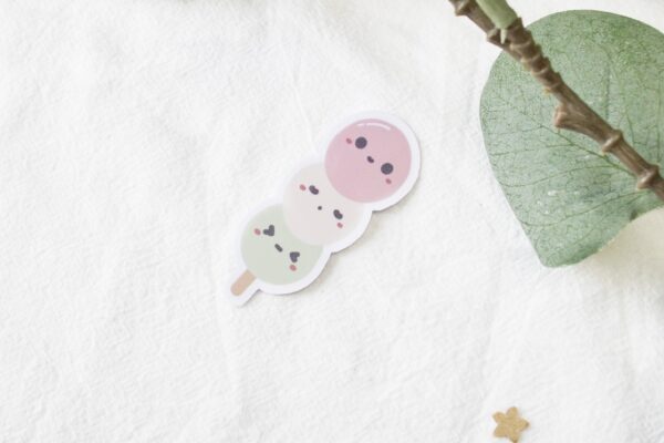 Cute Dango Vinyl Sticker