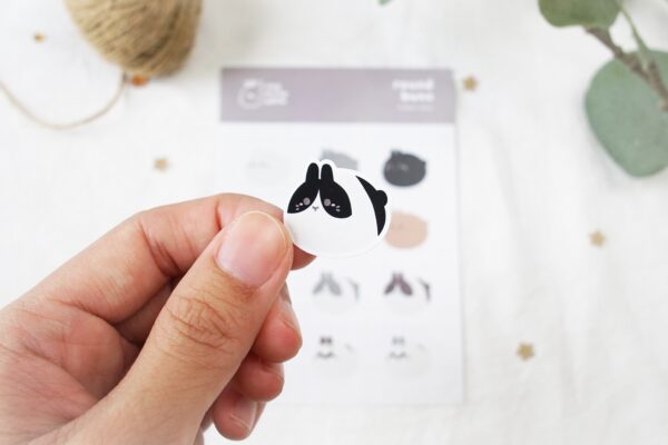 Round Buns Sticker Sheet (Plain) - Image 2