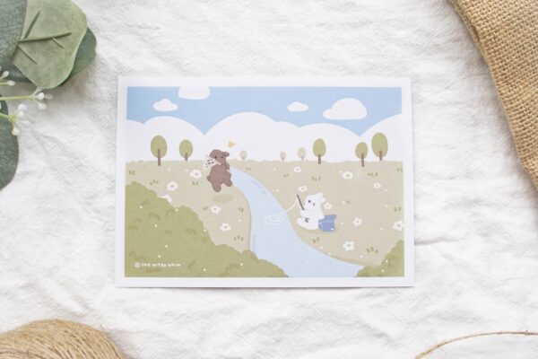 Springtime Activities Art Print