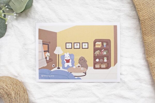 Cosy Teatime Art Print
