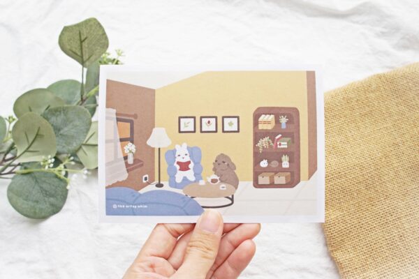 Cosy Teatime Art Print - Image 2