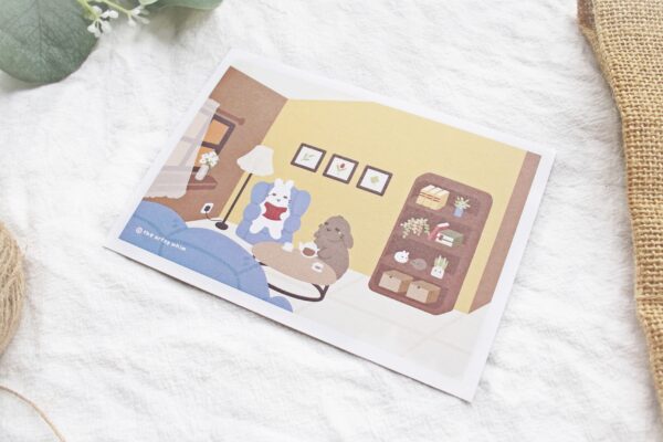 Cosy Teatime Art Print - Image 3