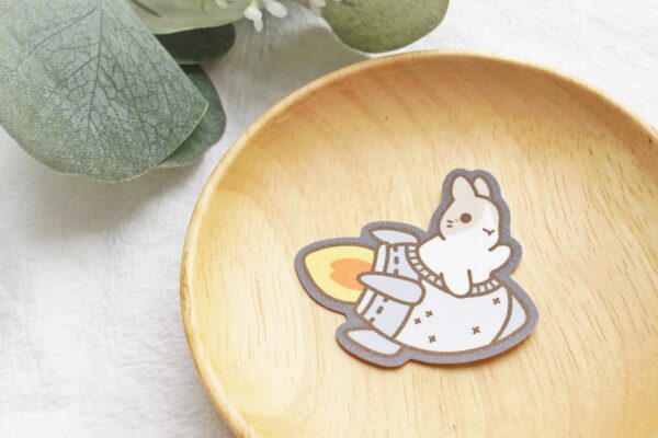 Space Buns Sticker - Image 4