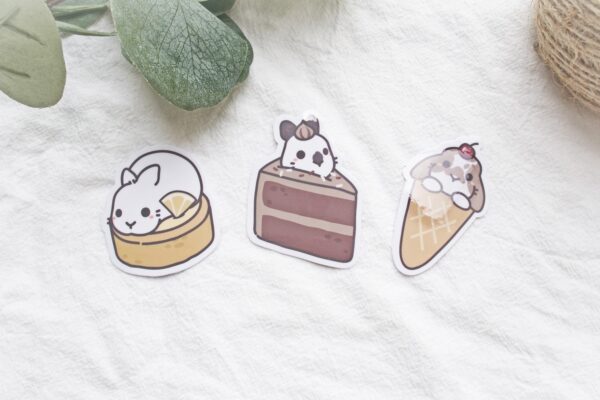 Dessert Buns Sticker