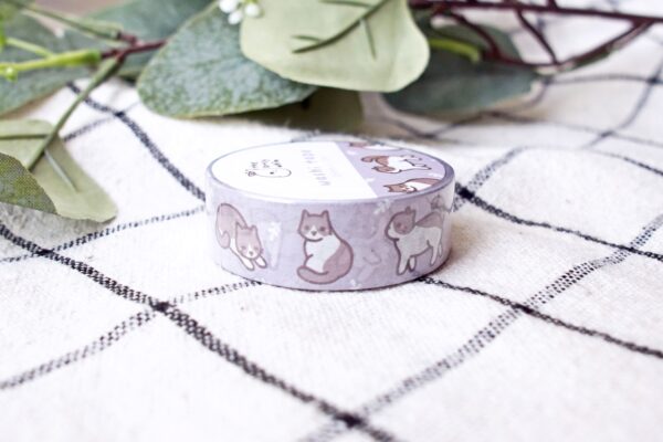 Purple Cat Washi Tape - Image 3